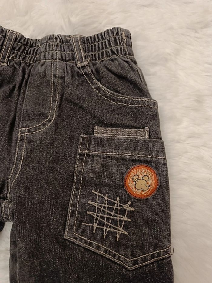 Jean taille élastique T. 6 mois Tissaia - photo numéro 3