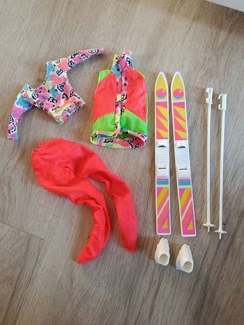 Tenue de ski Barbie vintage