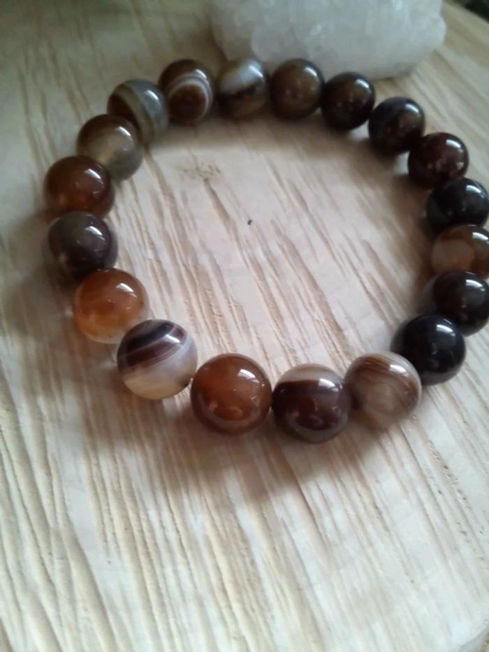 Joli bracelet agate du Botswana - photo numéro 3