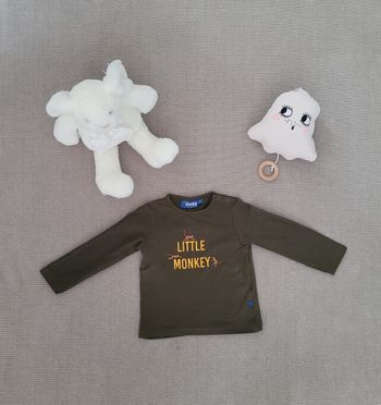 T-shirt manches longues bébé garçon " Baby by someone"- 9 mois