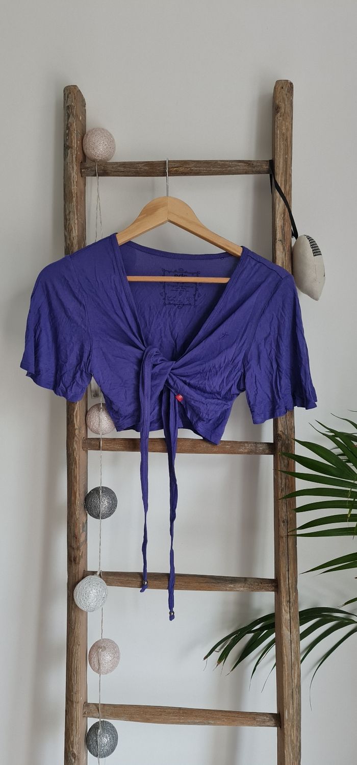 Boléro esprit taille 36 S violet