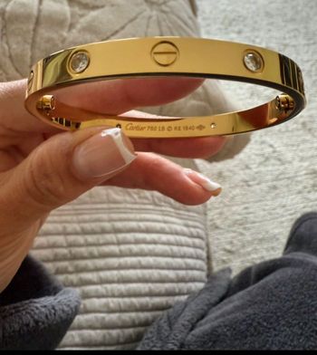 Bracelet cartier en plaqué or