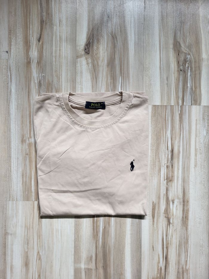 T-shirt Ralph Lauren Homme M Beige – Neuf