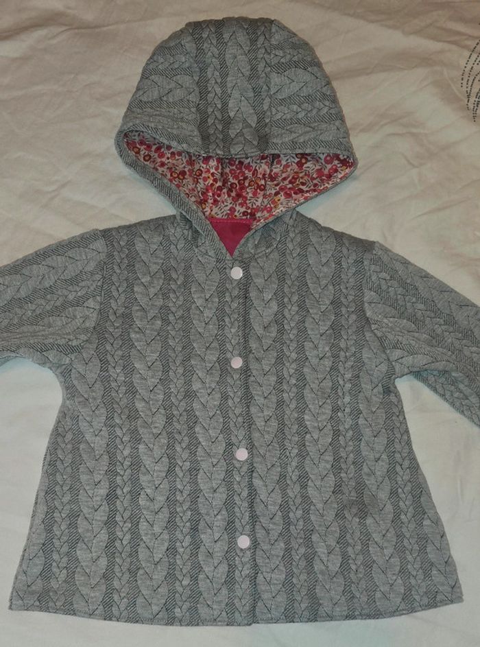 Veste réversible, créatrice Retrochic boutique, 4 ans - photo numéro 4