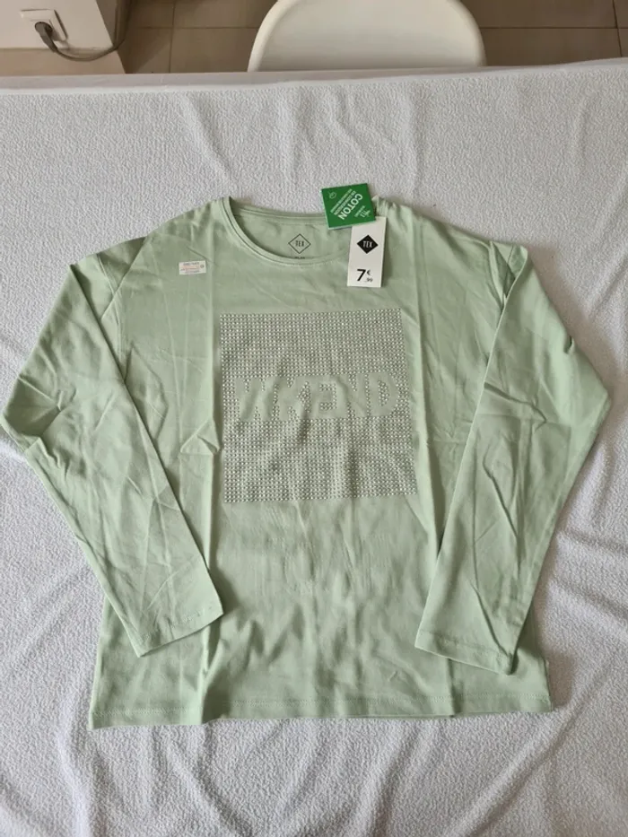 Lot de 2 hauts neufs Tex 11/12 ans - photo numéro 2
