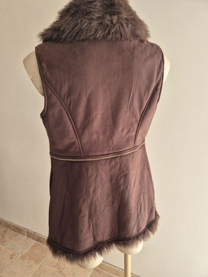 Manteau sans manches faussefourrure - photo numéro 7