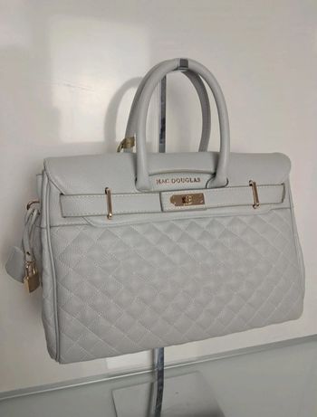Mac Douglas sac à main cabas bandoulière été gris neuf