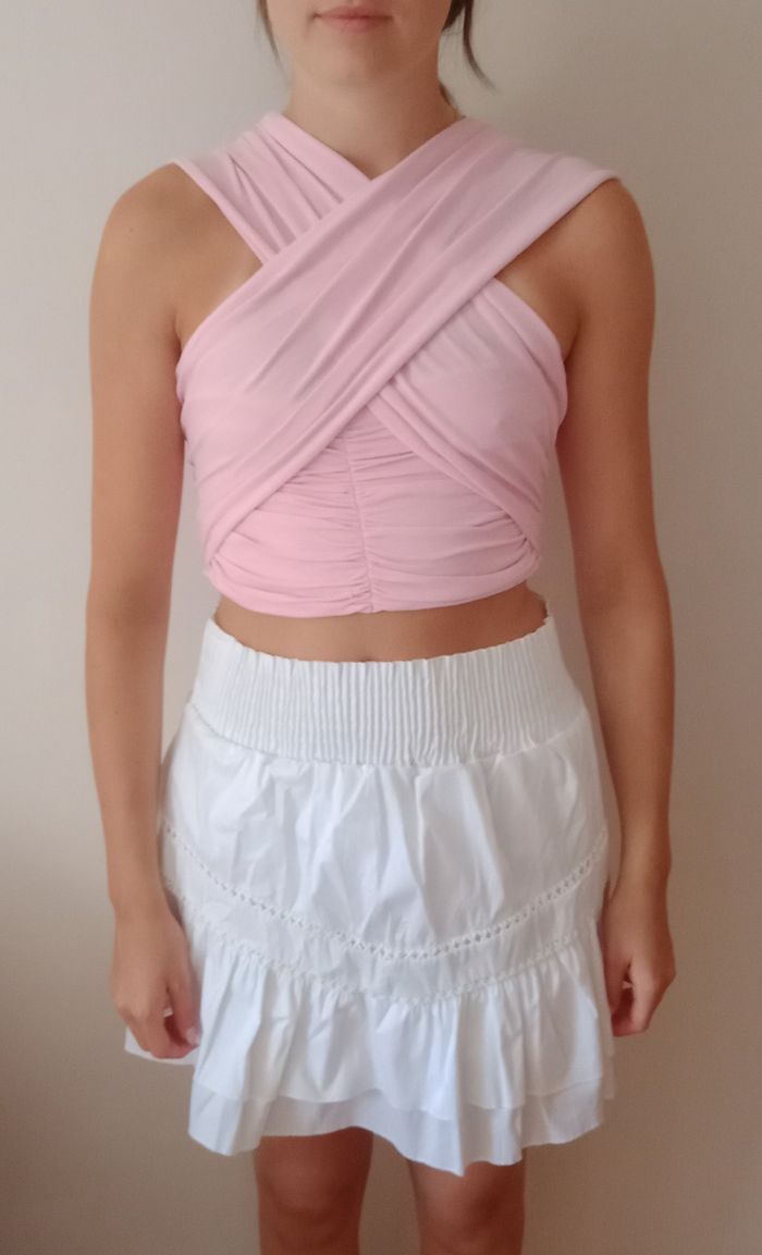 Top court rose Zara - photo numéro 2