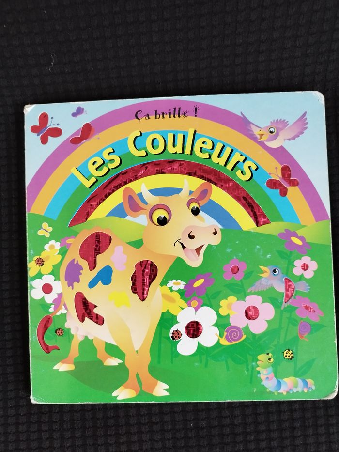 livre cartonné scintillant Les couleurs