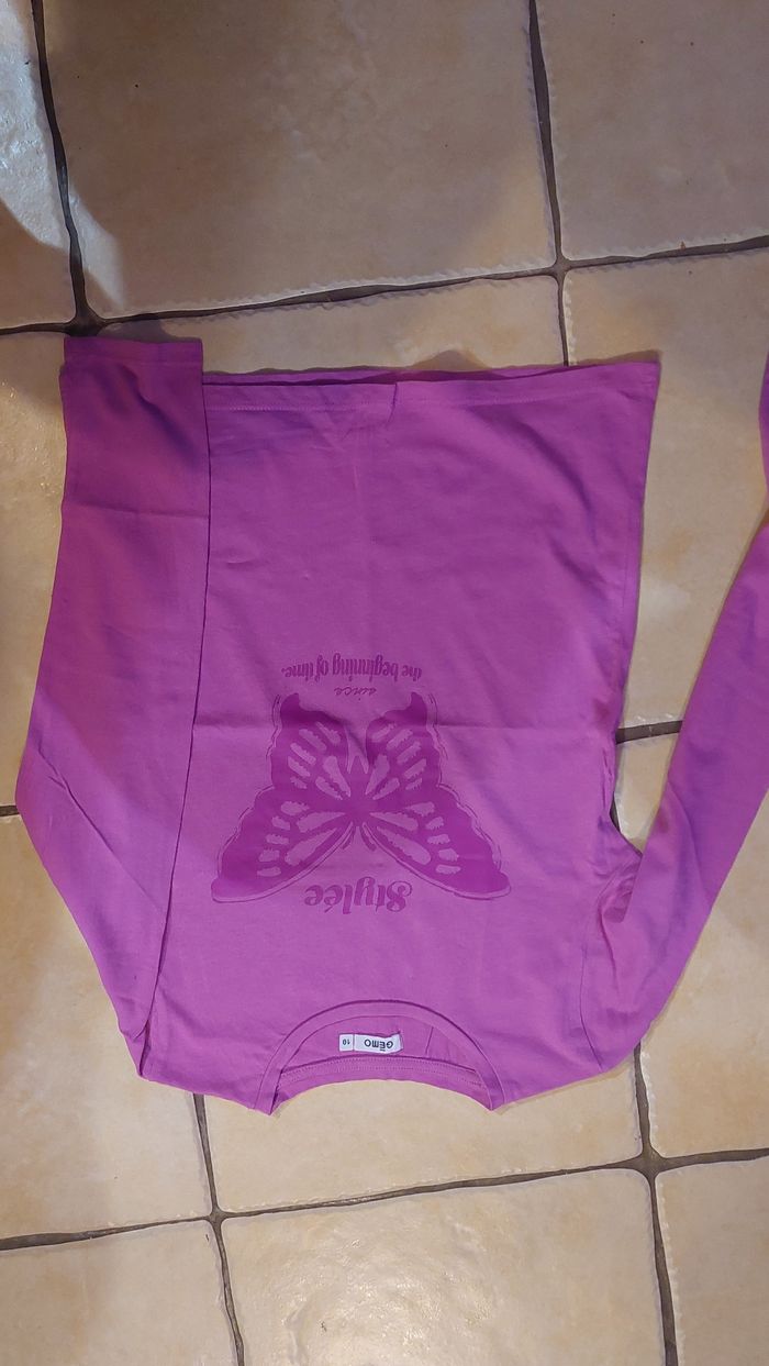 Lot 2 t shirt manches longues - photo numéro 5