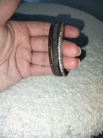 Bracelet tons bruns et doré