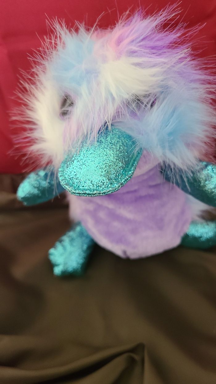 Peluche Ty Zappy Ornithorynque Violet – 30 cm