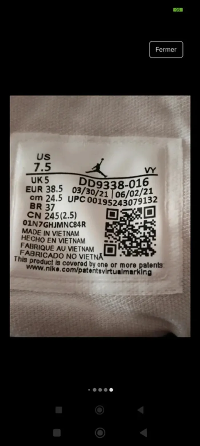 Basket Air Jordan - photo numéro 8