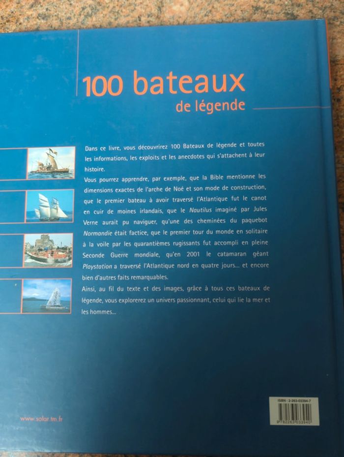 Livre "100 bateaux de légende" - photo numéro 4