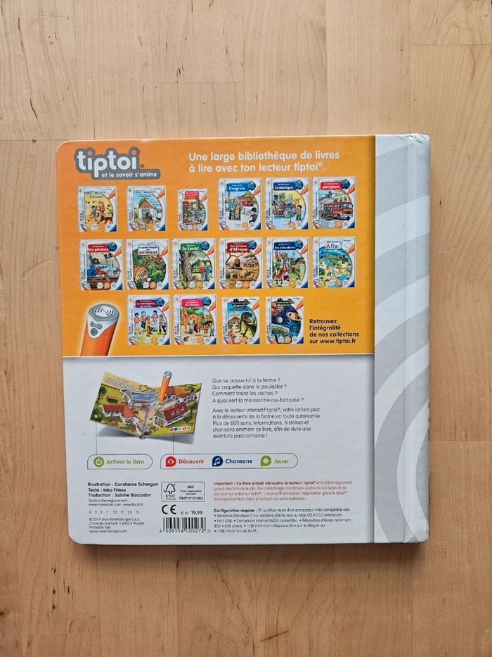 Livre interactif Tiptoi Mon imagier à la ferme - photo numéro 2