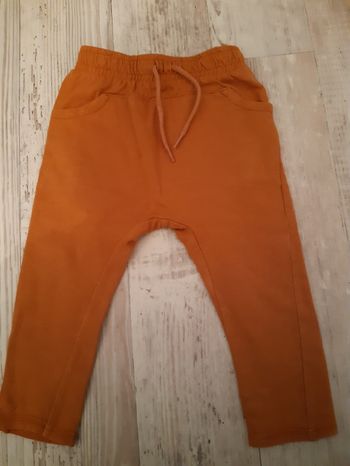 Pantalon type sarouel bébé garçon moutarde vertbaudet