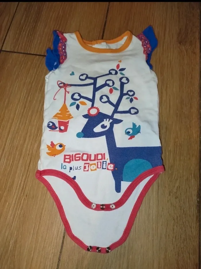 9 bodies bébé fille 24 mois manches courtes - photo numéro 5