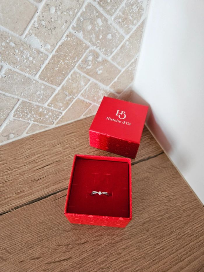 🔅 bague en or blanc