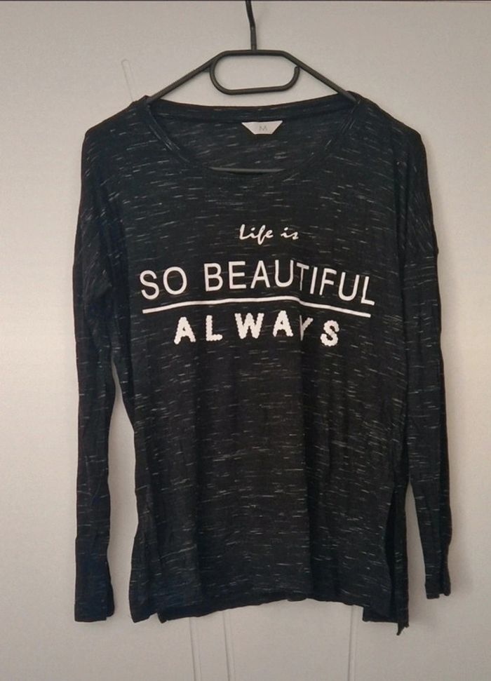 Très jolie Tee-shirt manches longues M