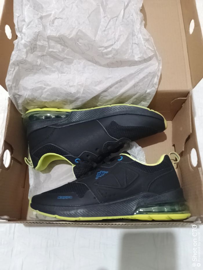 Kappa baskets chaussures noir vert 36 - photo numéro 2