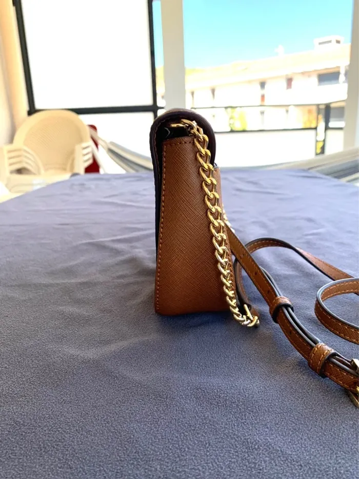 Sac en bandoulière Michael Kors marron - photo numéro 8