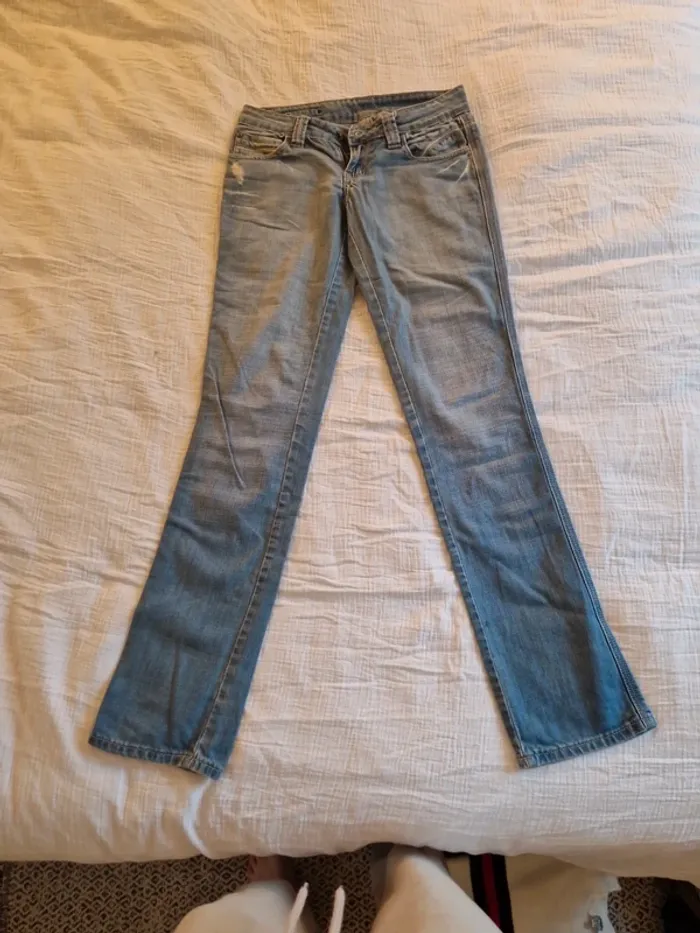 Jeans bas large bonobo taille 36
