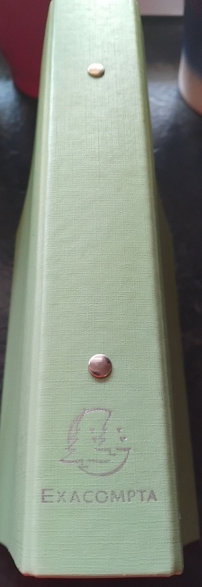 Classeur exacompta 17×22 cm 2 anneaux vert - photo numéro 8