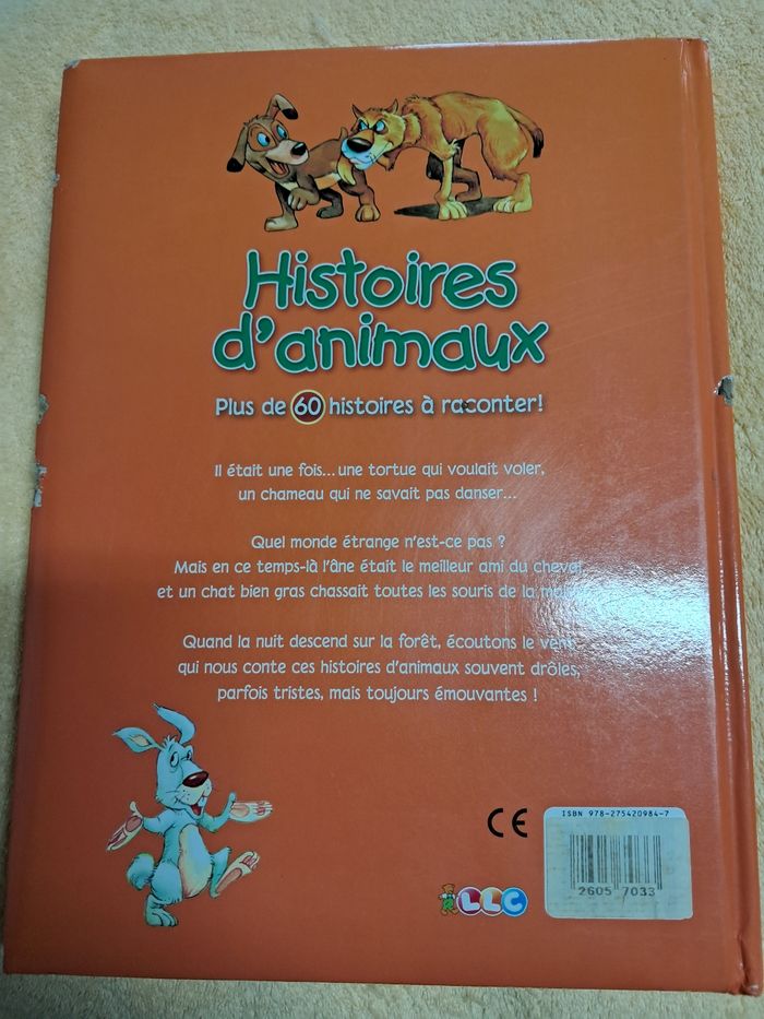 Livre 60 histoires d'animaux - photo numéro 2