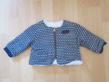 Veste reversible bebe fille 6 mois chipie