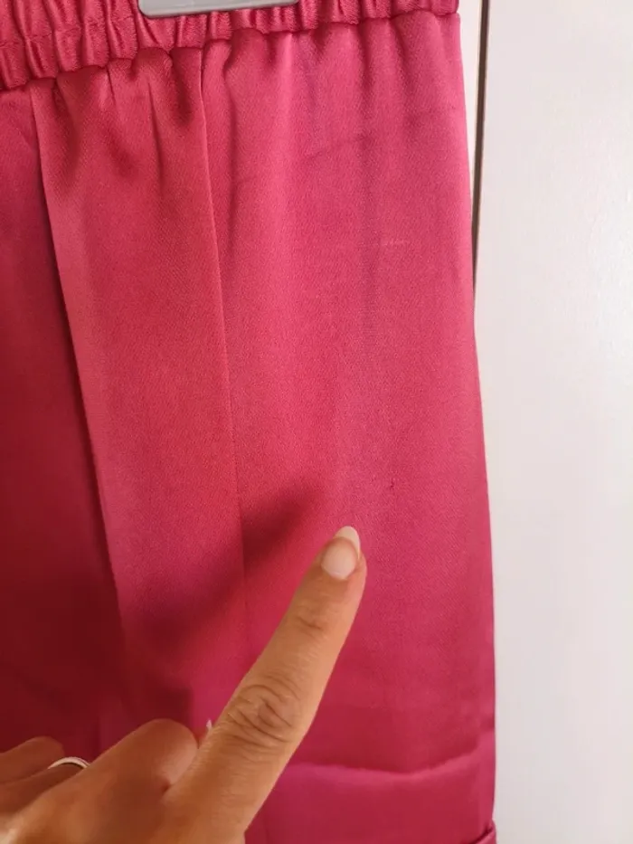 Pantalon rose satin - photo numéro 4