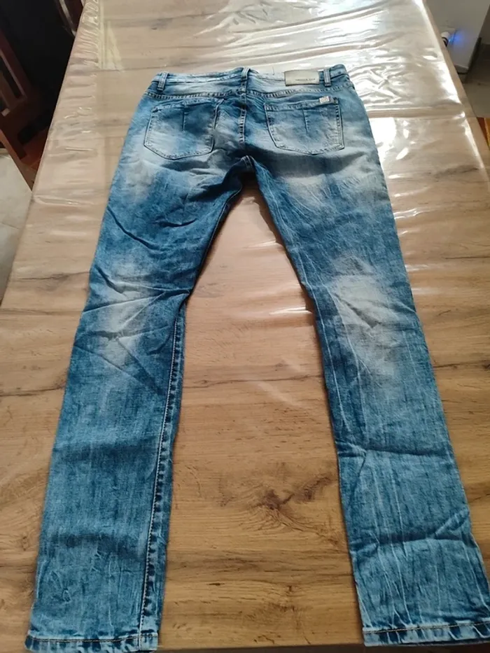 Jeans coupe droite Terance Kole – XL – Bleu – État : Très bon - photo numéro 3
