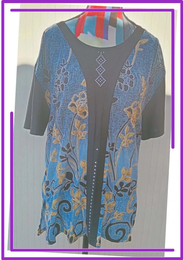 Blouse manches courtes XXXL Conos