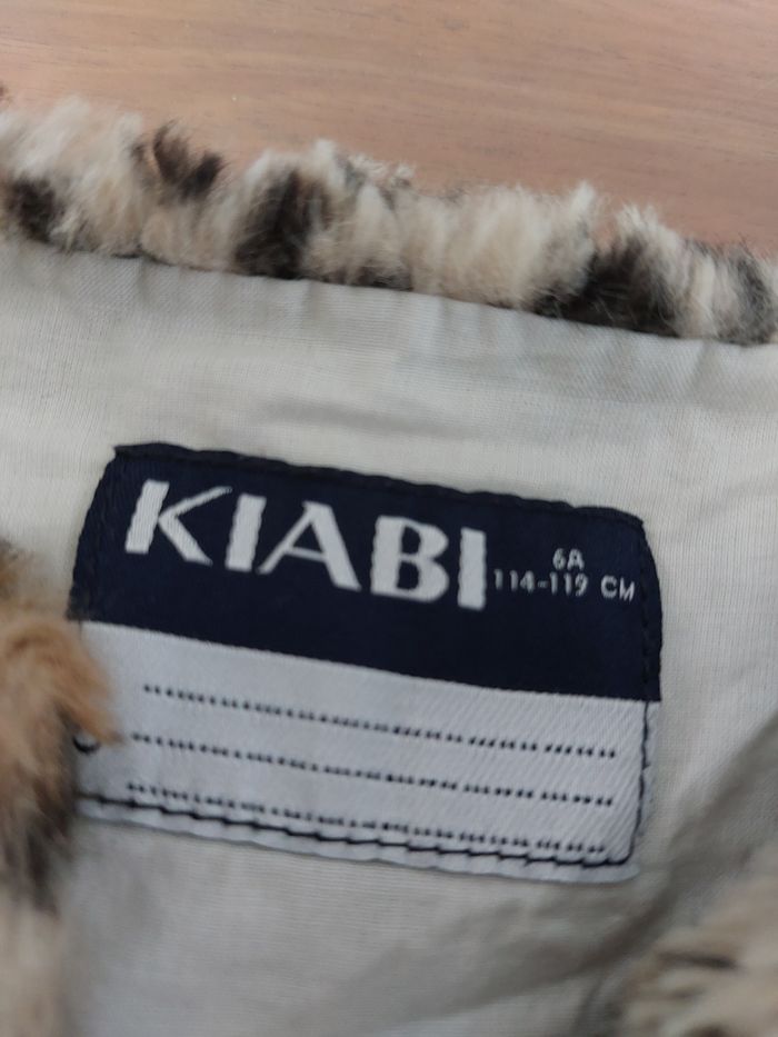 Gilet sans manches kiabi 6 ans léopard - photo numéro 2