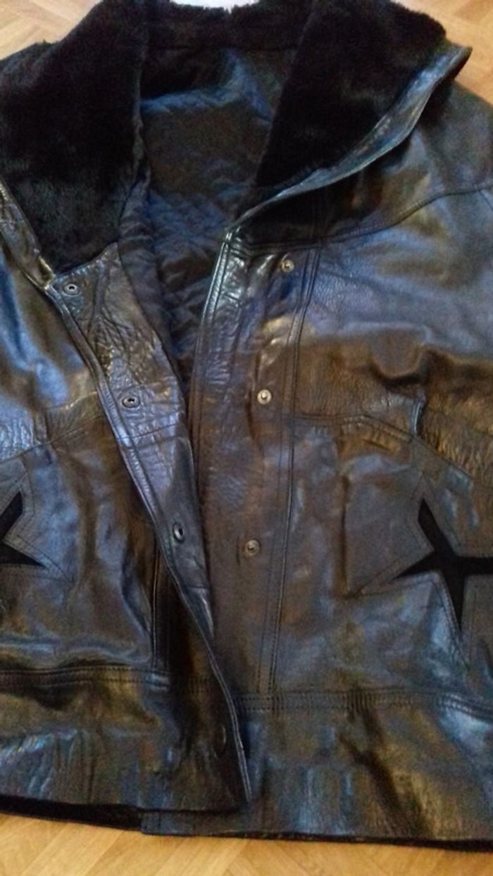 Parka en cuir chaude - photo numéro 3
