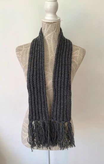 Écharpe grise enfant de 120-10cm (0124)