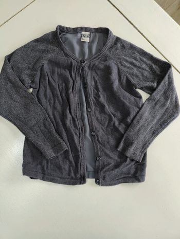 Gilet manches paillettes