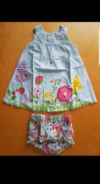 Ensemble 2 pièces été bébé fille 6-9 mois