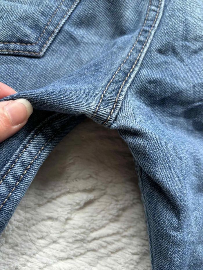 Jean Levi’s femme 550 Relaxed Fit W27 L27 S/36 bleu large ample mi taille - taille haute - photo numéro 14