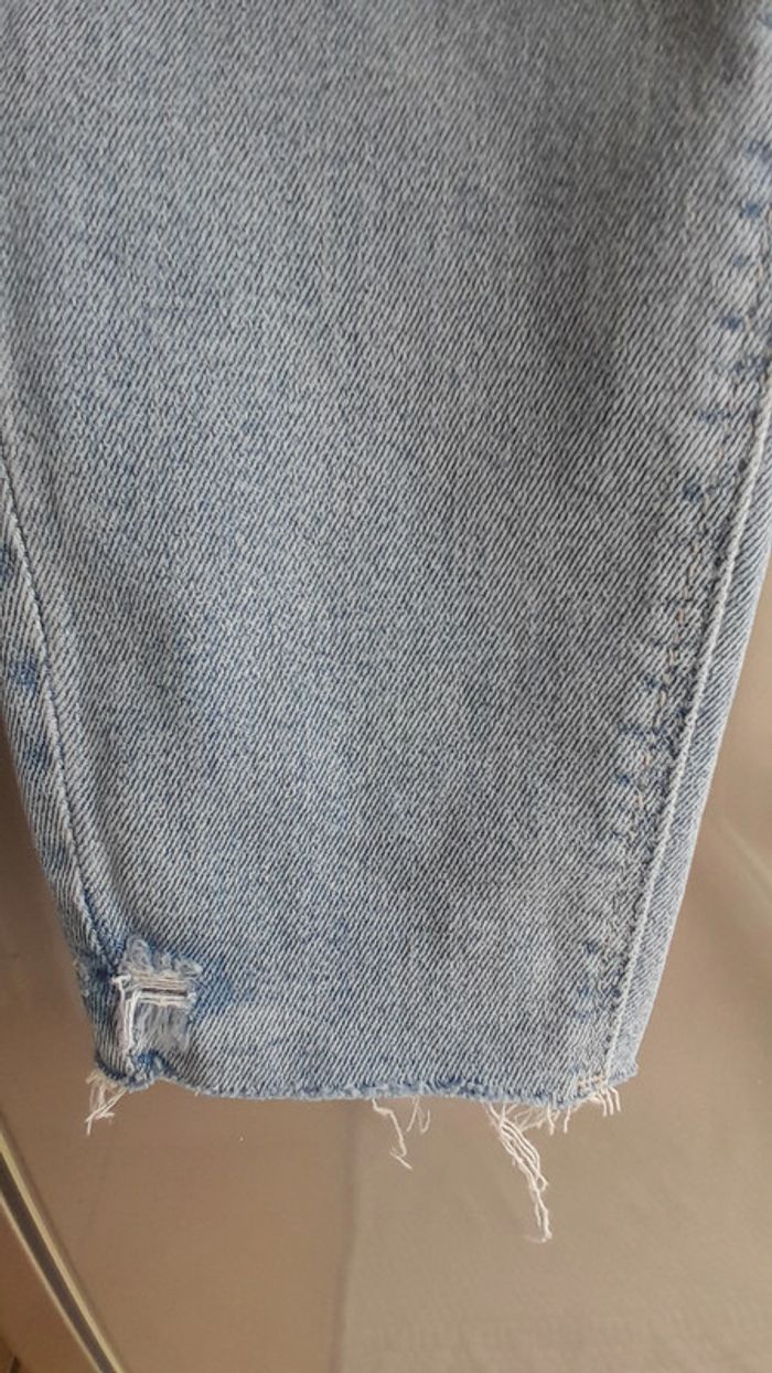 Jeans déchiré, couleur bleu, Taille 40, Marque Stradivarius - photo numéro 6