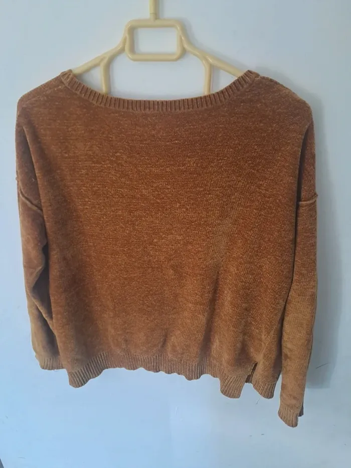 Pull court Couleur Moutarde Jennyfer Taille S - photo numéro 8