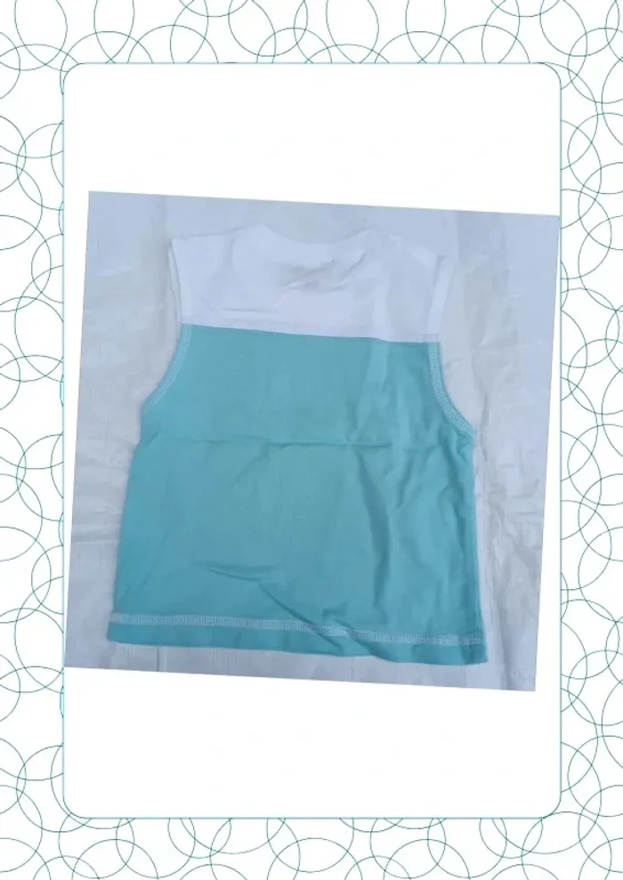 Tee shirt sans manche 9 mois Chevignon bébé - photo numéro 4