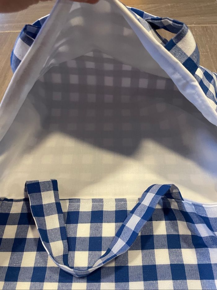 Sac à tarte vichy vintage - photo numéro 4