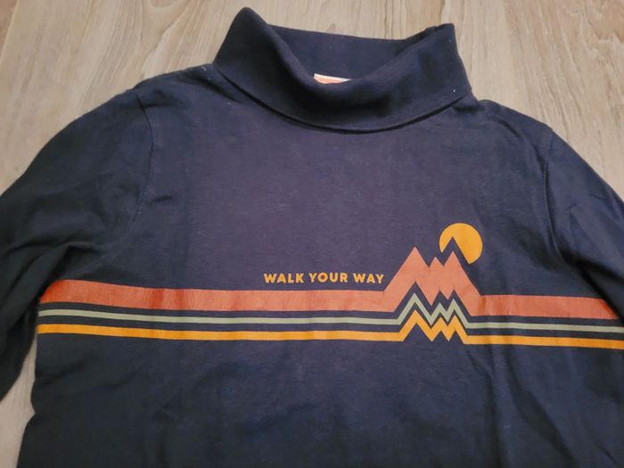 Sous-Pull bleu foncé ML Tape à l'œil 8 ans - photo numéro 2