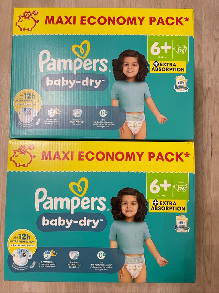 Pampers taille 6+