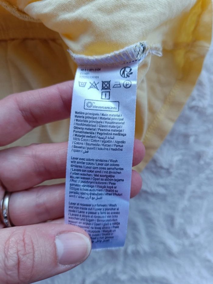 Robe bretelles été Fille 6 mois Ananas Tropical dream Gémo 100% coton - photo numéro 7