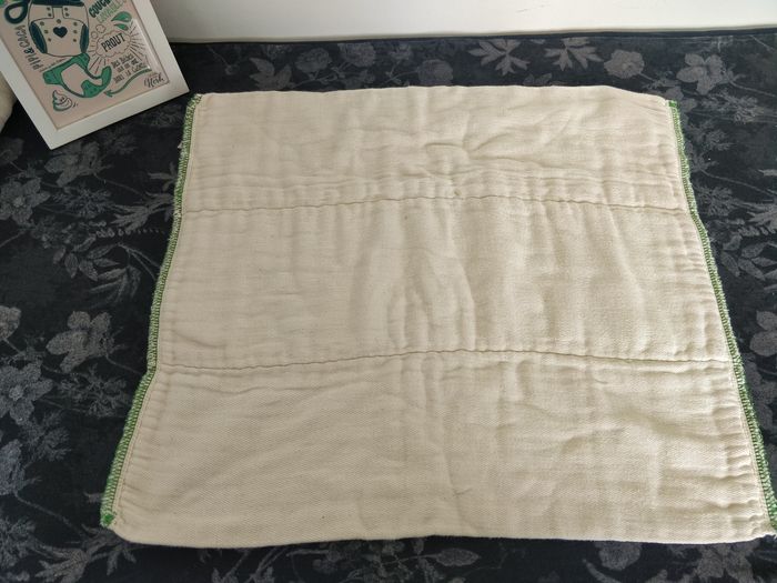 Lot de 2 insertspiur couches lavables  comme neuf XKKO en coton bio - photo numéro 6