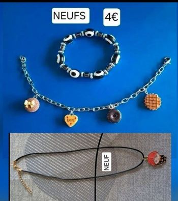 Bijoux fantaisie pour fille "Bracelets et collier"