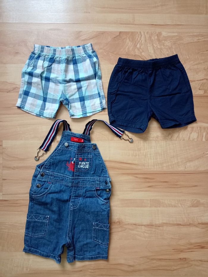 lot shorts 12 mois