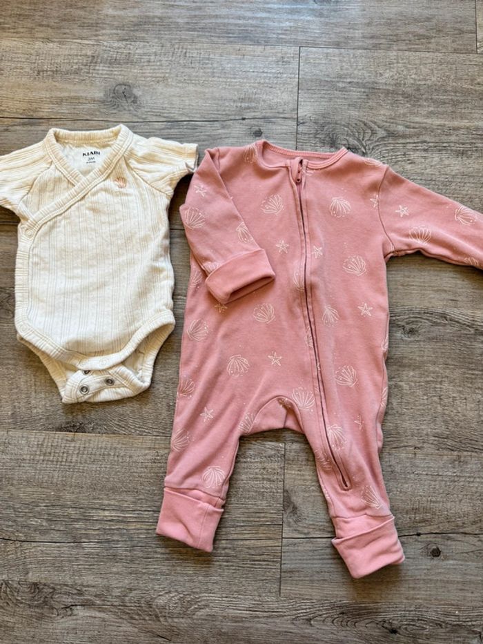 Pyjama sans pied coquillage - photo numéro 2