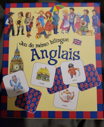 Jeu de mémo bilingue Anglais
